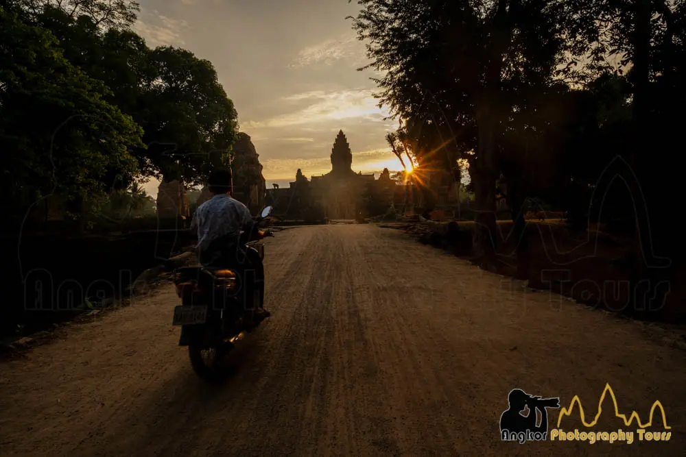 Bakong pyramid temple in the Roluos group